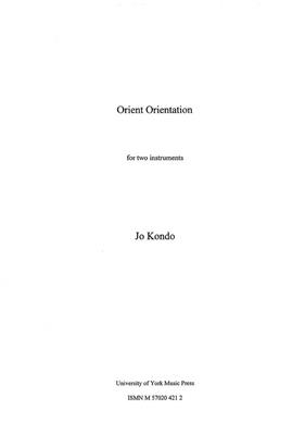 Jo Kondo: Orient Orientation: Sonstoge Variationen