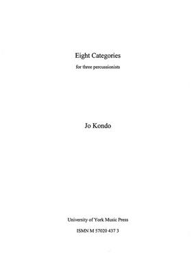 Jo Kondo: Eight Categories: Percussion Ensemble