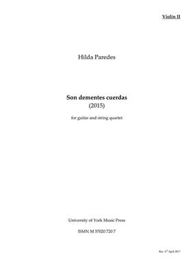 Hilda Paredes: Son Dementes Cuerdas: Kammerensemble