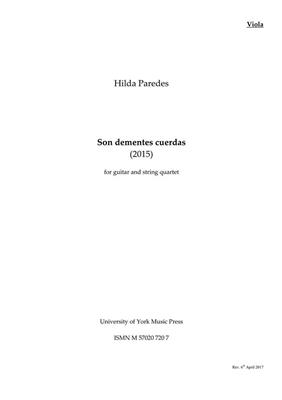 Hilda Paredes: Son Dementes Cuerdas: Kammerensemble