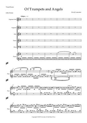 David Lancaster: Of Trumpets and Angels: Gemischter Chor mit Ensemble