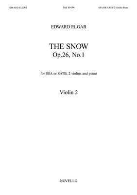 Edward Elgar: The Snow (Violin 2): Violine Solo