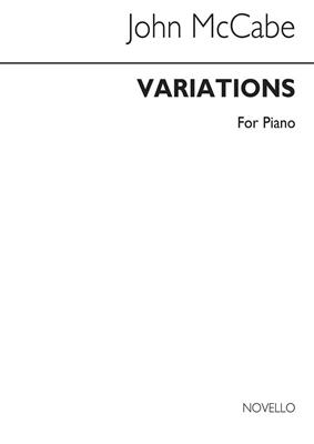 John McCabe: Variations For Piano: Klavier Solo