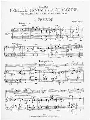 George Dyson: Prelude, Fantasy & Chaconne: Cello mit Begleitung