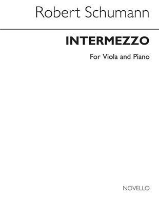 Robert Schumann: Intermezzo (Rostal): Viola mit Begleitung