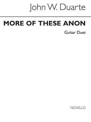 John W. Duarte: More Of These Anon 2 Guitars