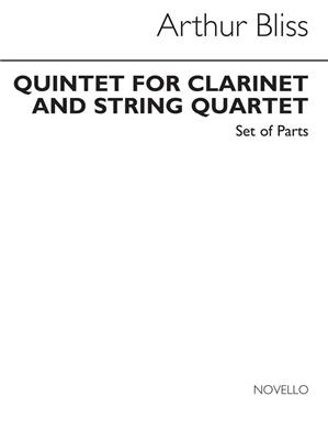 Arthur Bliss: Quintet For Clarinet And Strings (Parts): Kammerensemble