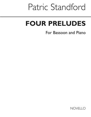 Patric Standford: Four Preludes for Bassoon and Piano: Fagott mit Begleitung