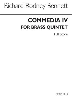 Richard Rodney Bennett: Commedia IV: Blechbläser Ensemble