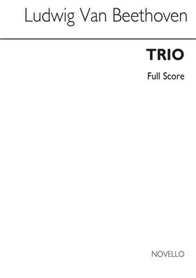 Ludwig van Beethoven: L Trio Op87 (3 Equal Clarinets) Score: Klarinette Ensemble
