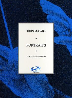 John McCabe: Portraits For Flute And Piano: Flöte mit Begleitung