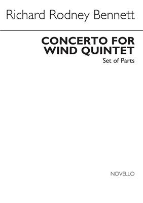 Richard Rodney Bennett: Concerto For Wind Quintet (Parts): Bläserensemble