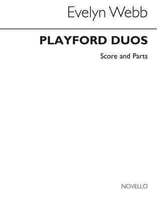 Evelyn Webb: Playford Duos: Blockflöte Ensemble