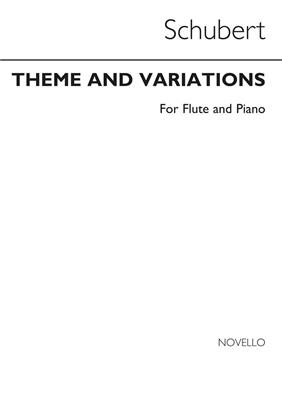 Franz Schubert: Theme And Variations D.935 No.3 (Flute/Piano): (Arr. Robert Scott): Flöte mit Begleitung