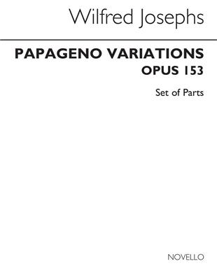 Wilfred Josephs: Papageno Variations Op.153 (Bass Clarienet Parts): Kammerensemble