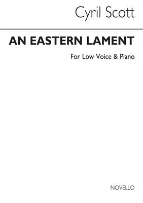 Cyril Scott: An Eastern Lament Op62 No.3 (Key-c Minor): Gesang mit Klavier