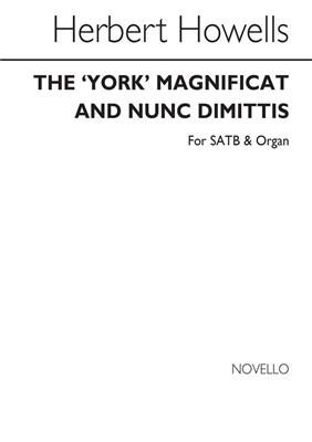 Herbert Howells: Magnificat & Nunc Dimittis (York): Gemischter Chor mit Klavier/Orgel