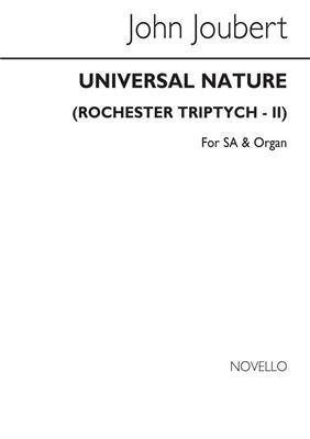 John Joubert: Universal Nature: Frauenchor mit Klavier/Orgel