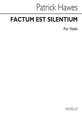 Patrick Hawes: Factum Est Silentium: Violine Solo
