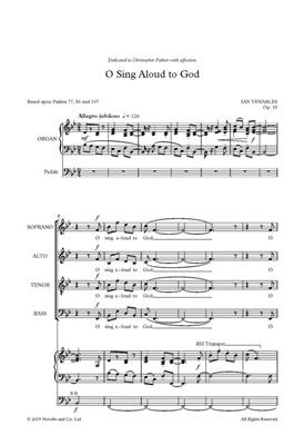 Ian Venables: O sing aloud to God: Gemischter Chor mit Klavier/Orgel