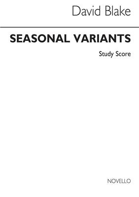 David Blake: Seasonal Variants: Kammerensemble