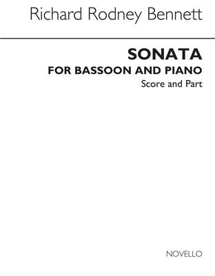 Richard Rodney Bennett: Sonata For Bassoon And Piano: Fagott mit Begleitung