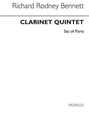 Richard Rodney Bennett: Clarinet Quintet (Parts): Klarinette Ensemble