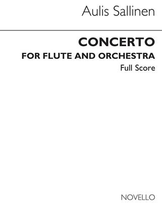 Aulis Sallinen: Concerto For Flute & Orchestra Op.70 (Full Score): Bläserensemble