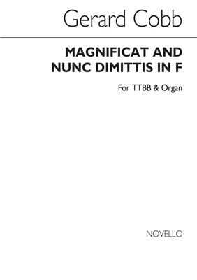 Gerard Cobb: Magnificat And Nunc Dimittis In F: Männerchor mit Klavier/Orgel