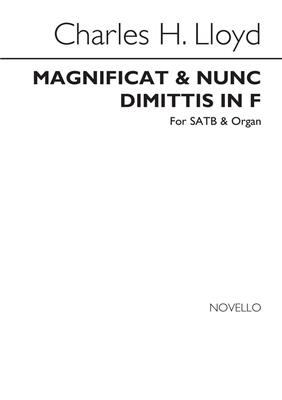 Charles Harford Lloyd: Magnificat And Nunc Dimittis In F: Gemischter Chor mit Klavier/Orgel