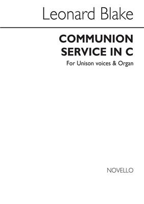 Leonard Blake: Communion Service In C Latin And English: Gemischter Chor mit Klavier/Orgel