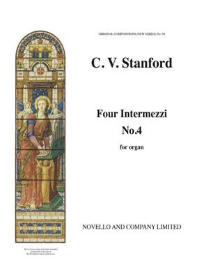 Charles Villiers Stanford: Intermezzo On An Irish Air: Orgel