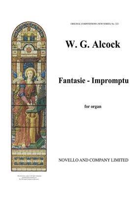 Walter G. Alcock: Fantasie-Impromptu For Organ: Orgel