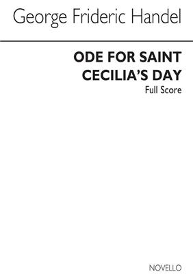 Georg Friedrich Händel: Ode For Saint Cecilia's Day (Full Score): Gemischter Chor mit Ensemble