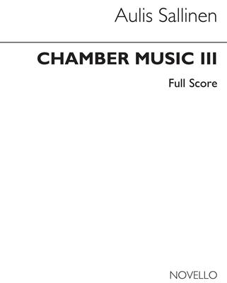 Aulis Sallinen: Chamber Music III: Streichorchester mit Solo