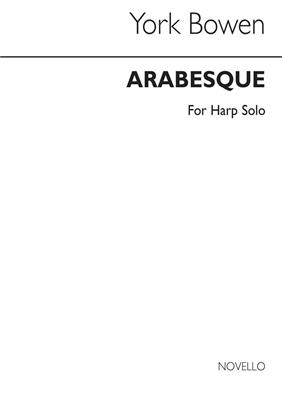 York Bowen: Arabesque For Harp: Harfe Solo