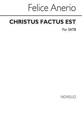 Felice Anerio: Christus Factus Est: Gemischter Chor mit Klavier/Orgel