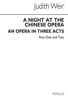 Judith Weir: A Night At The Chinese Opera (Miniature Score): Gemischter Chor mit Ensemble