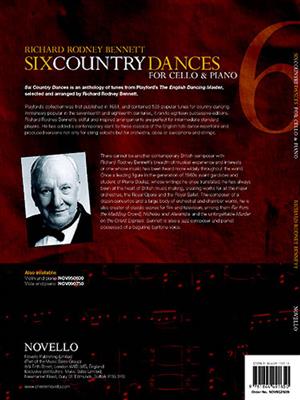 Richard Rodney Bennett: Six Country Dances (Cello/Piano): Cello mit Begleitung