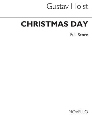 Holst Christmas Day - Score Only: Kammerensemble