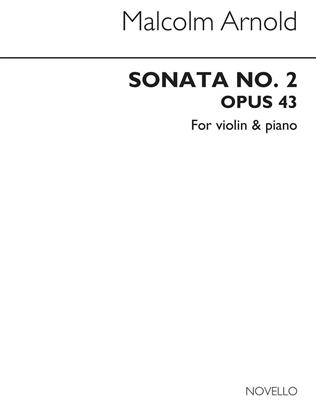 Malcolm Arnold: Sonata No.2 Op.43: Violine mit Begleitung