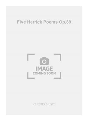 Lennox Berkeley: Five Herrick Poems Op.89: Gesang mit sonstiger Begleitung