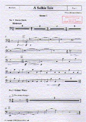 Peter Maxwell Davies: A Selkie Tale - Bass Part: Kontrabass Solo