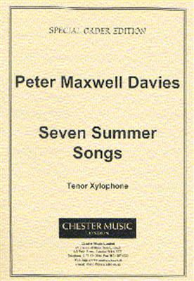 Peter Maxwell Davies: Seven Summer Songs - Tenor Xylophone: Percussion Ensemble