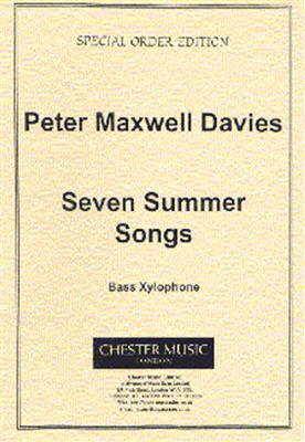 Peter Maxwell Davies: Seven Summer Songs - Bass Xylophone: Percussion Ensemble