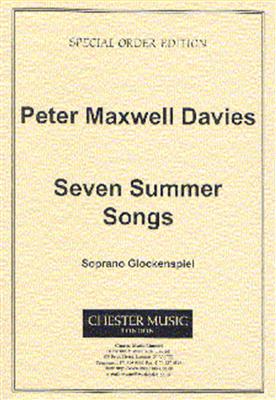 Peter Maxwell Davies: Seven Summer Songs - Soprano Glockenspiel: Percussion Ensemble
