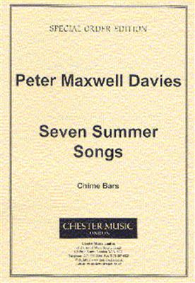 Peter Maxwell Davies: Seven Summer Songs - Chime Bars: Percussion Ensemble
