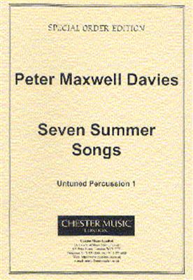 Peter Maxwell Davies: Seven Summer Songs - Untuned Percussion 1: Percussion Ensemble
