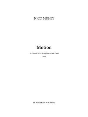 Nico Muhly: Motion: Kammerensemble