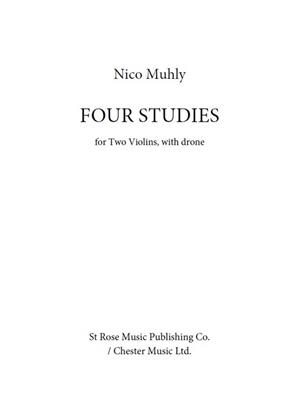Nico Muhly: Four Studies: Violine Solo